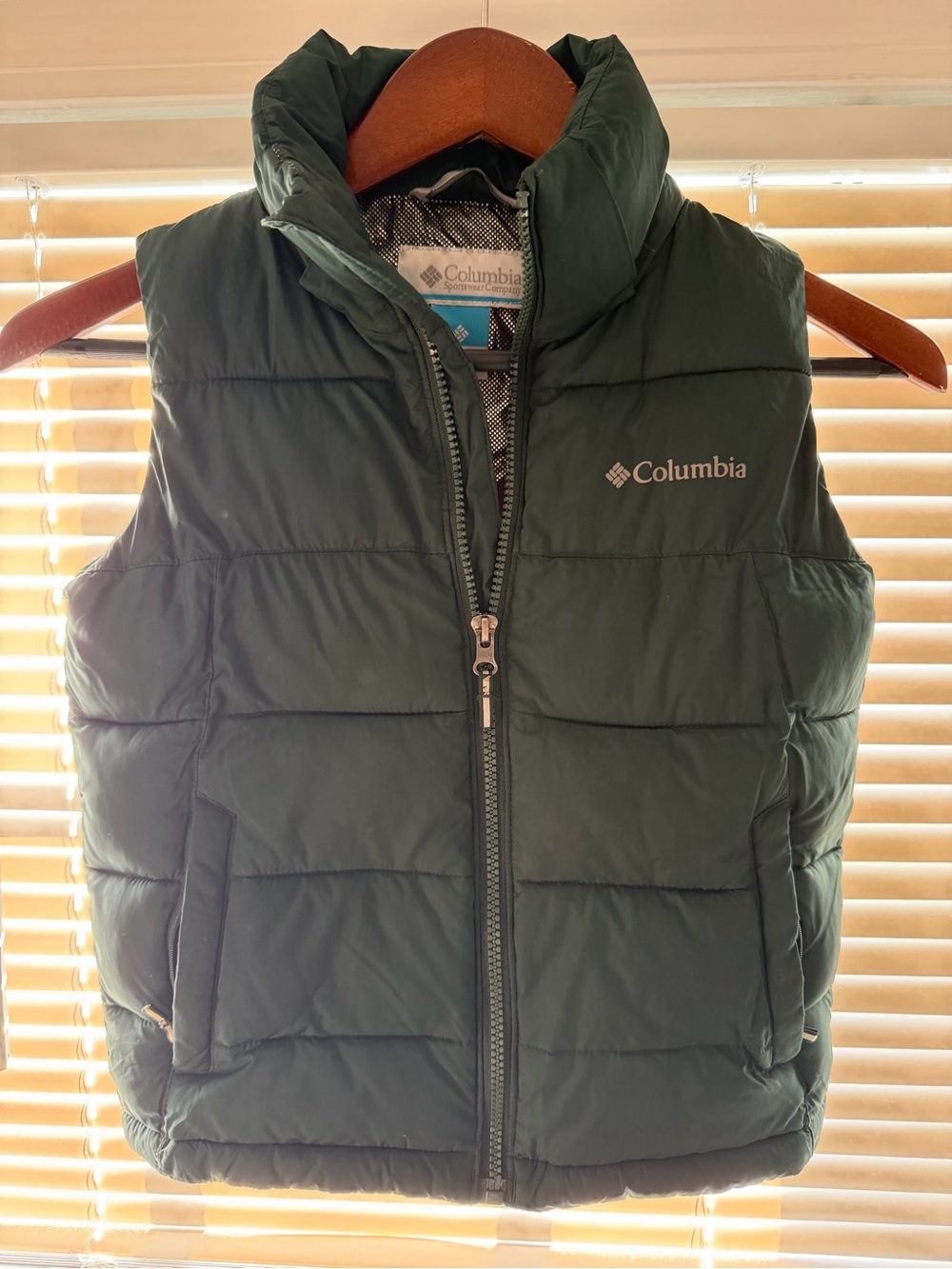 Columbia Kids Green Quilted Puffer Vest